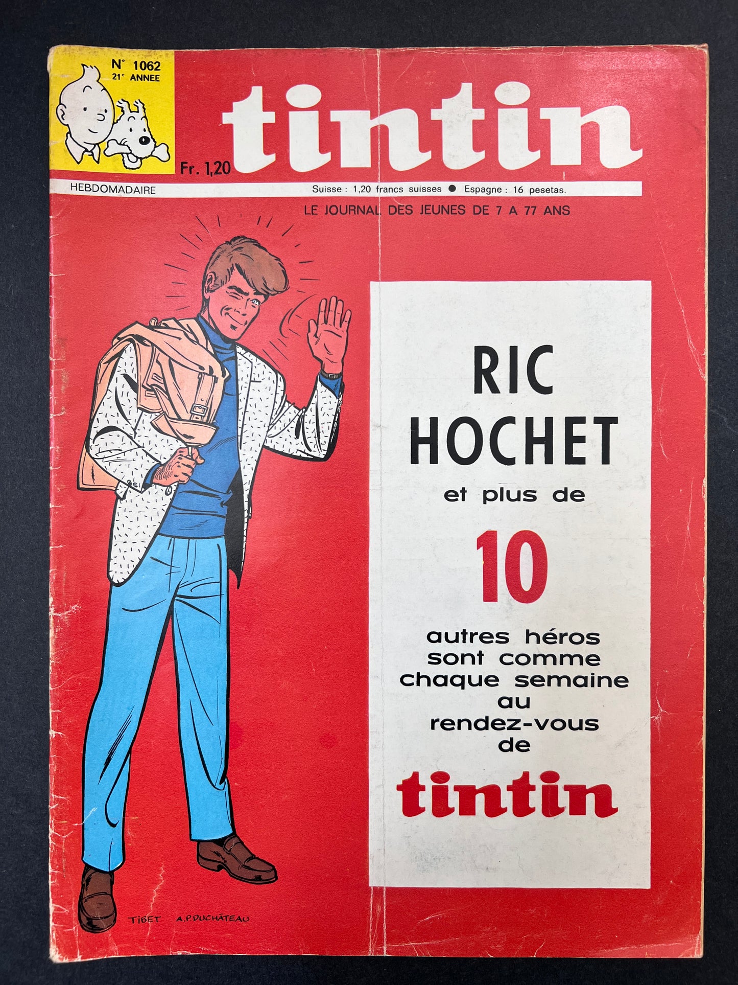 Le Journal Tintin Nº 1062 March 6 1969