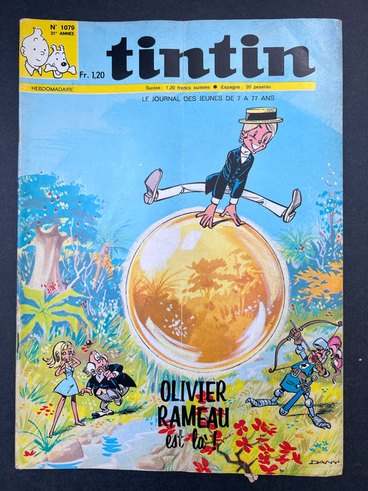 Le Journal Tintin Nº 1079 July 3 1969