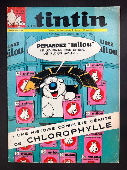 Le Journal Tintin Nº 1100 November 27 1969