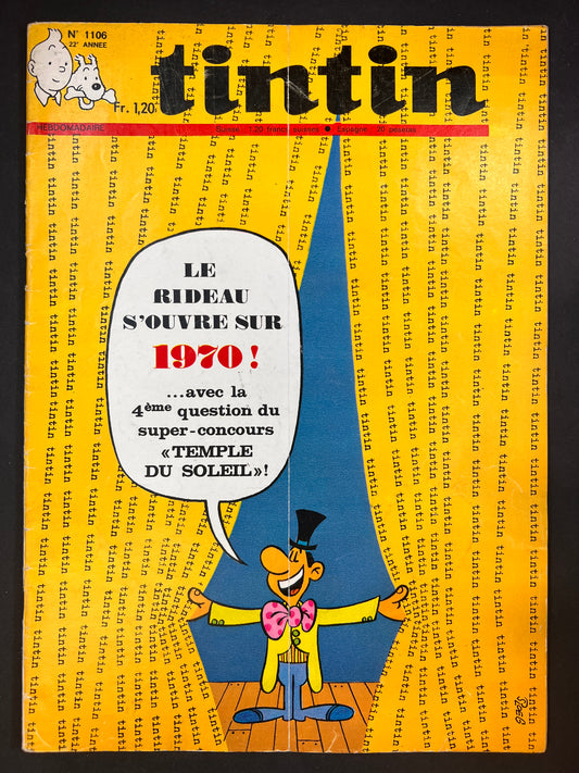 Le Journal Tintin Nº 1106 January 8 1970
