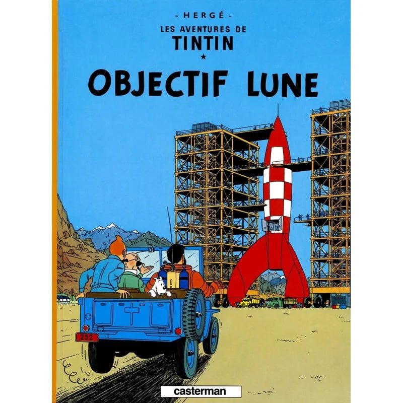 Les Aventures De Tintin Objectif Lune. Hardcover French Edition Ref: 71501
