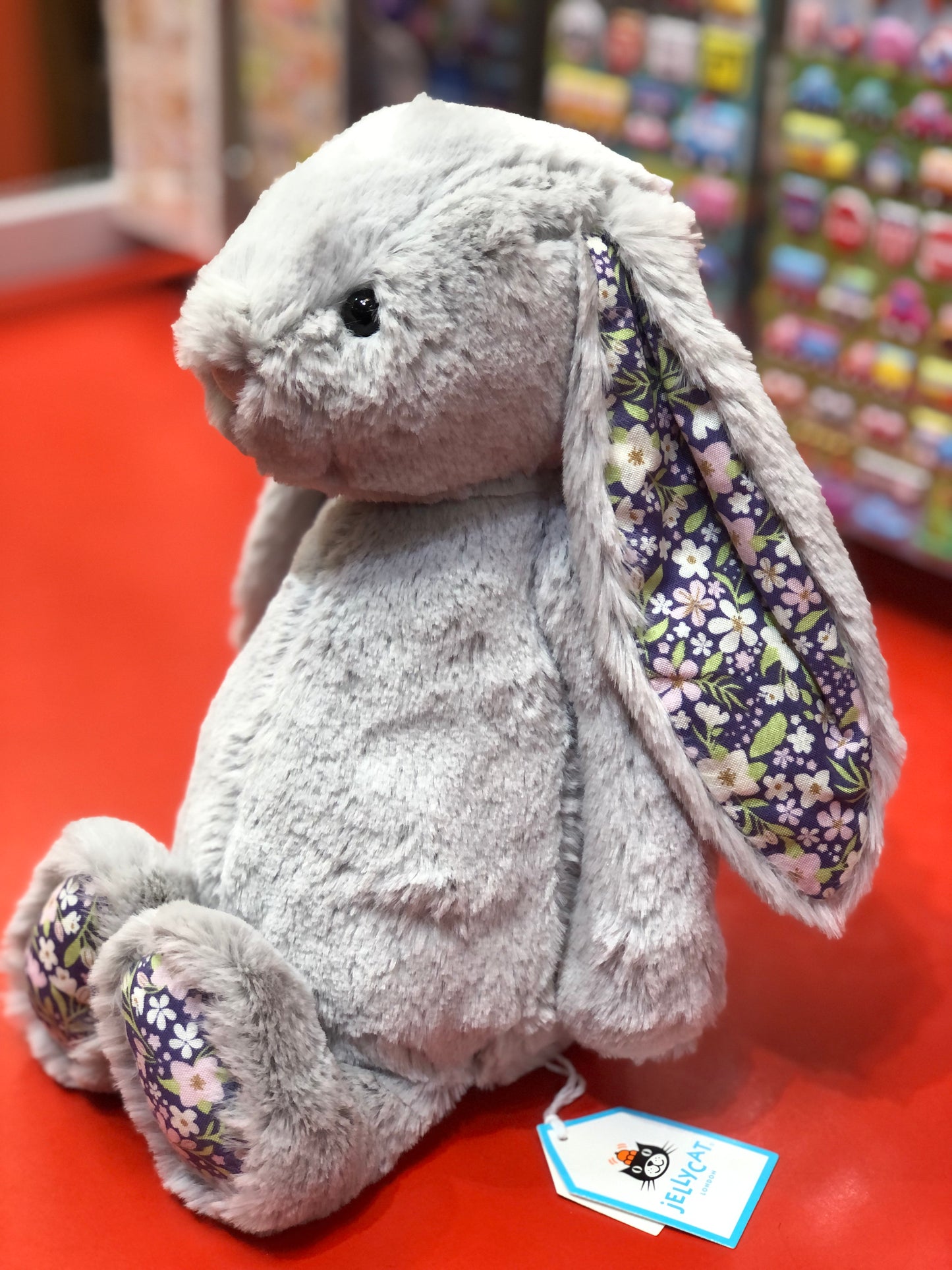 Jellycat Blossom Silver Bunny 'Bloom' Medium Plush 12"