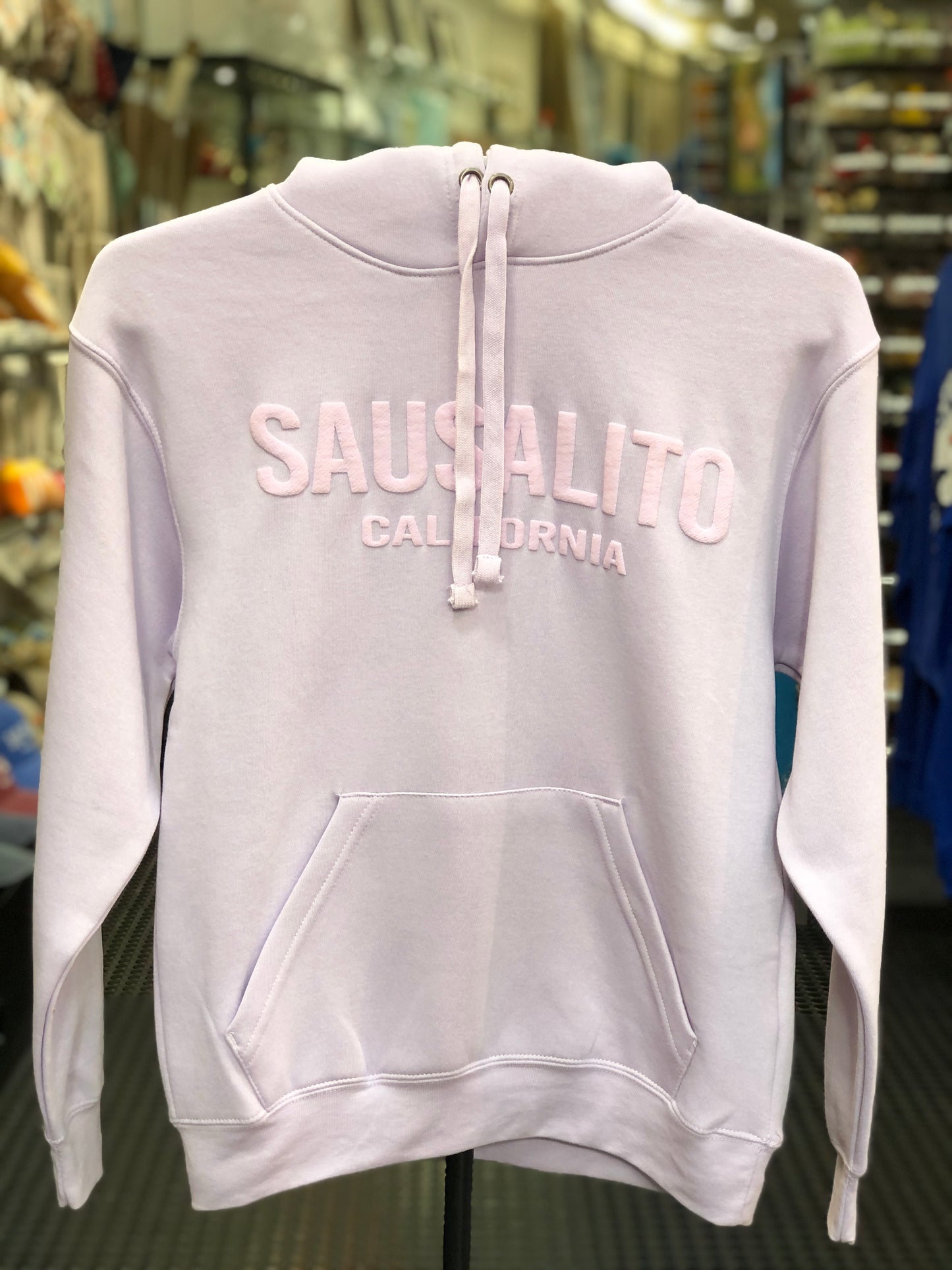 Sausalito California Puff Print Hoody