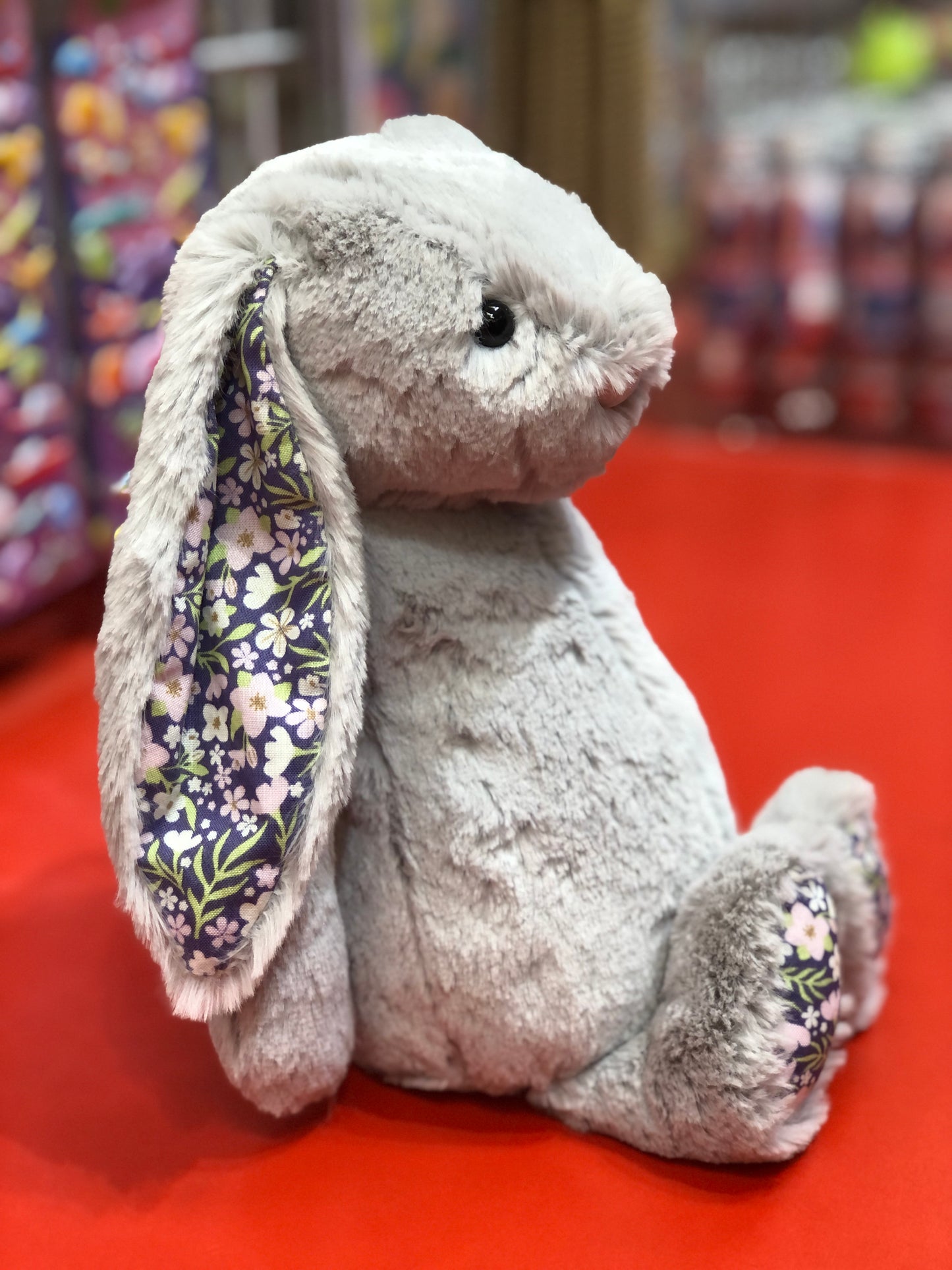 Jellycat Blossom Silver Bunny 'Bloom' Medium Plush 12"