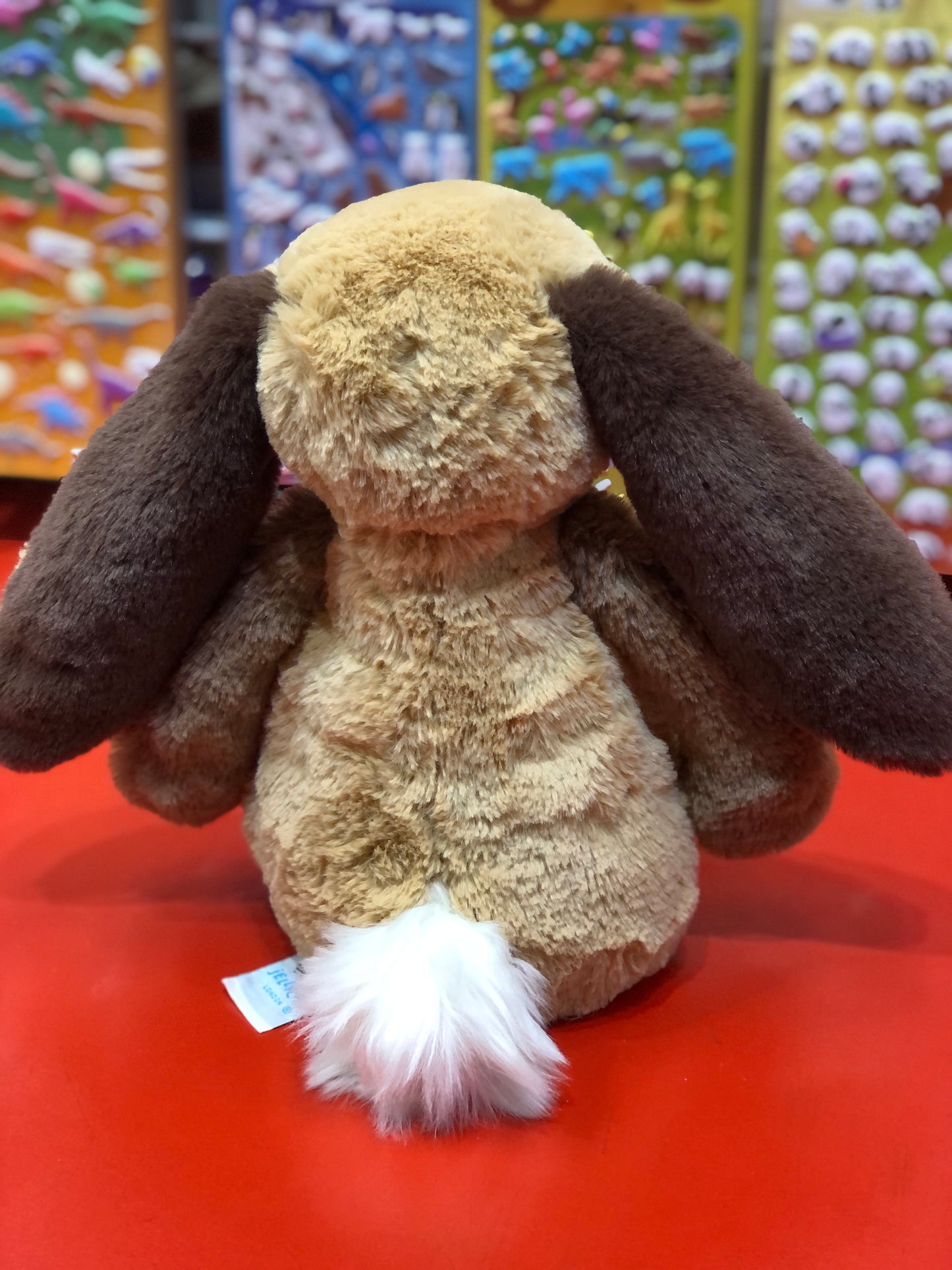 Jellycat Bashful Patchwork Brown Bunny Plush 12"