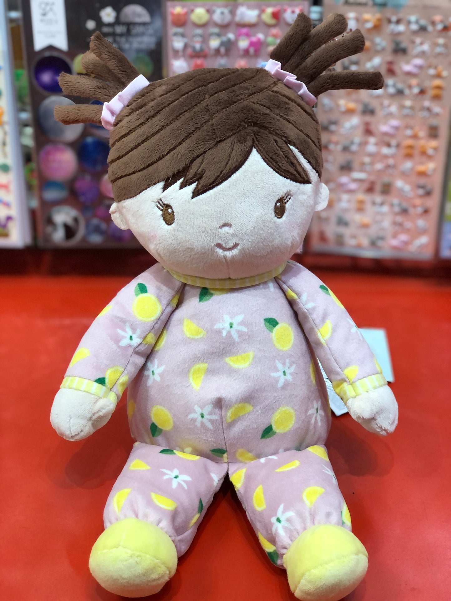 Douglas Baby Lainey Lemon Doll Plush 13"