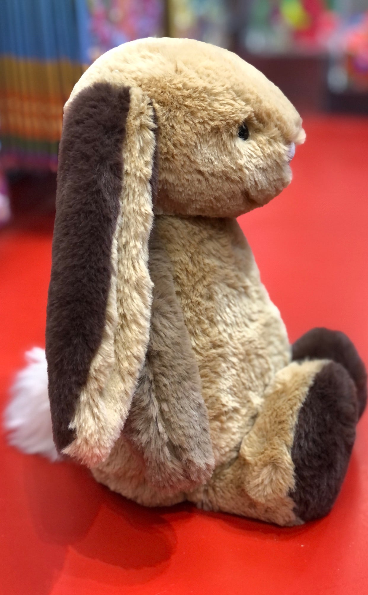 Jellycat Bashful Patchwork Brown Bunny Plush 12"