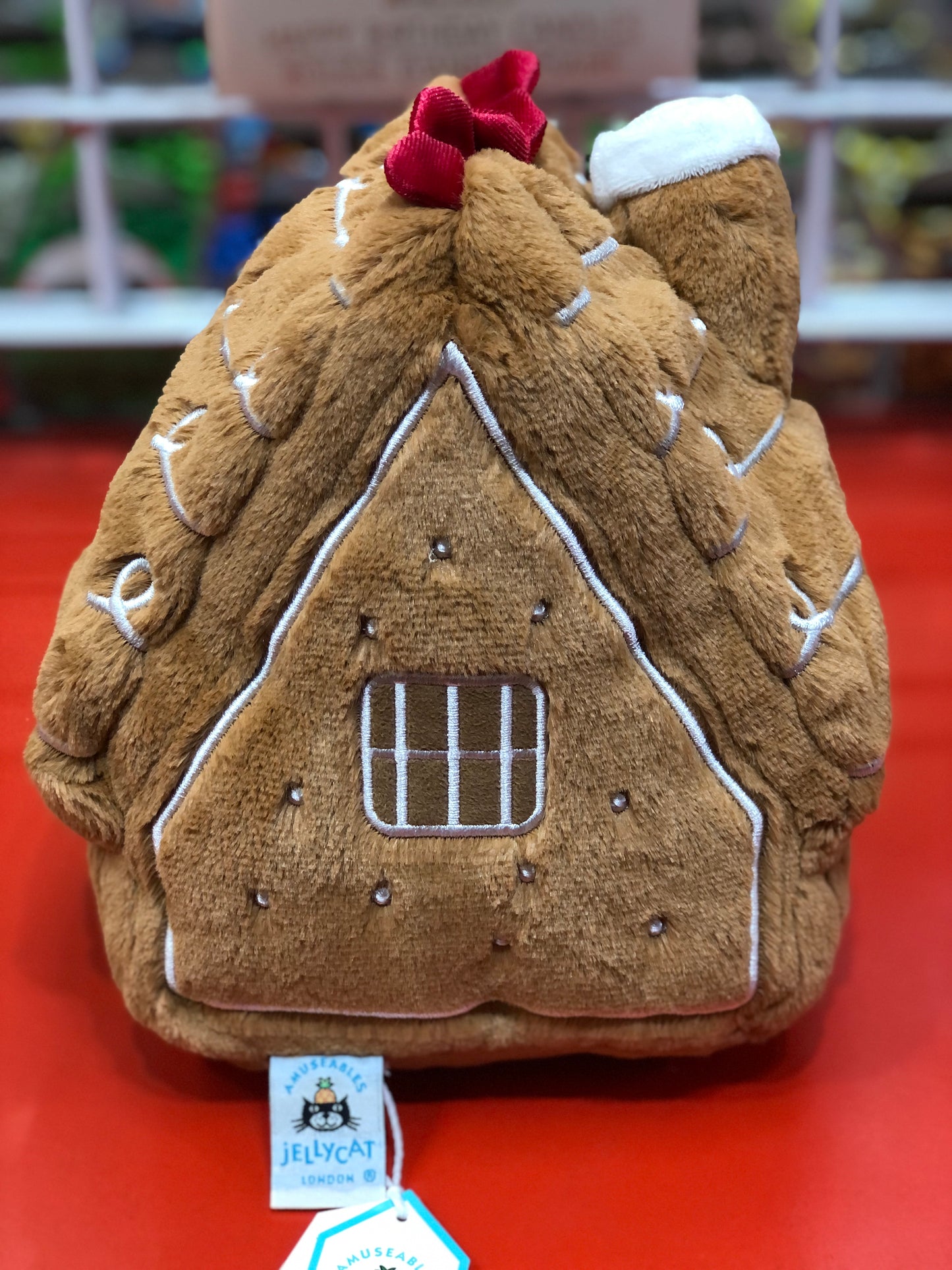 Jellycat Amuseables Gingerbread House Plush 9"
