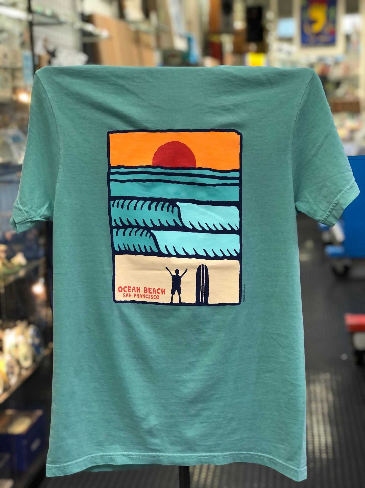 Sun At Ocean Beach San Francisco Unisex Short Sleeve T Shirt