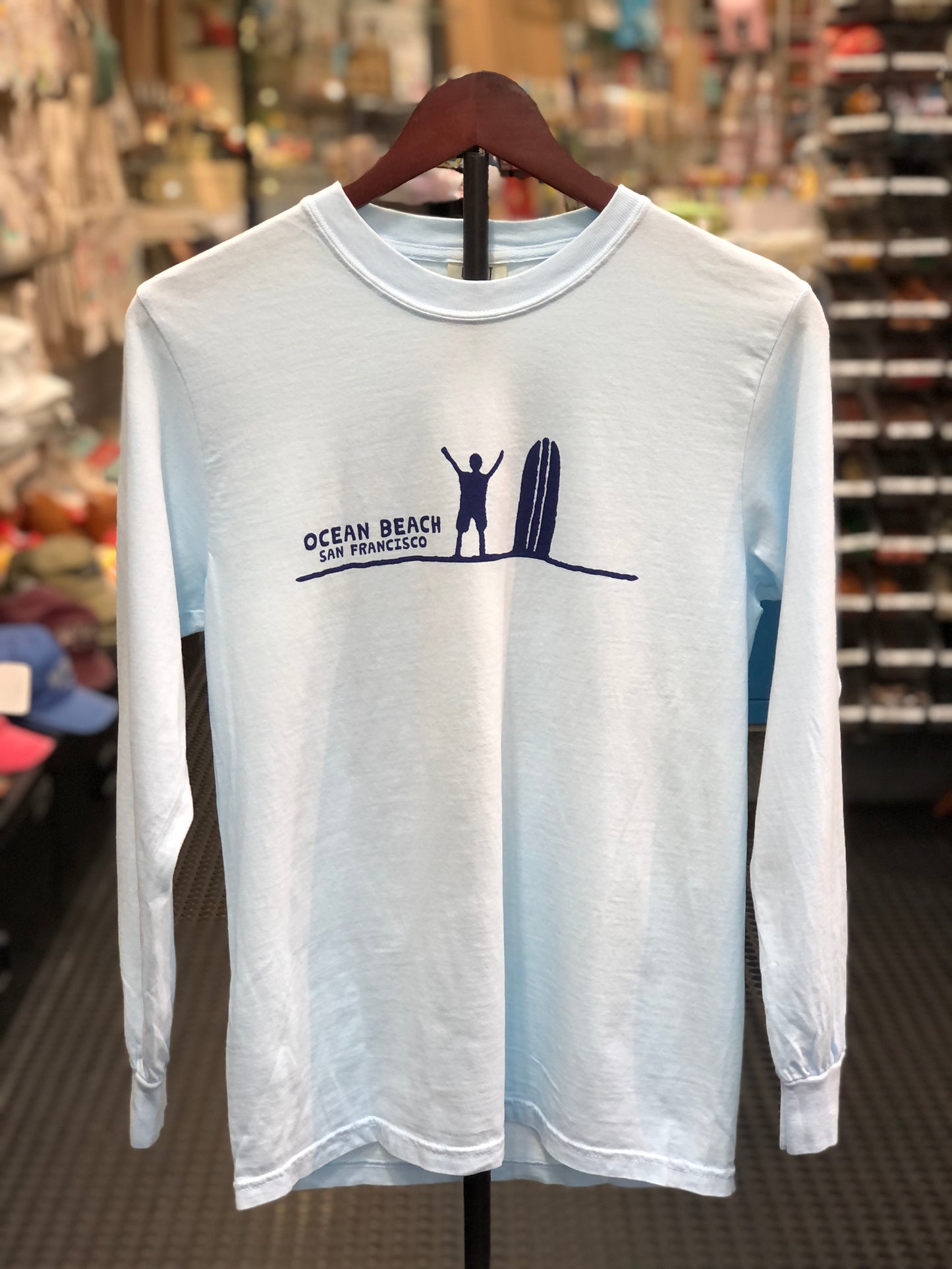 Sun At Ocean Beach San Francisco Unisex Long Sleeve T Shirt