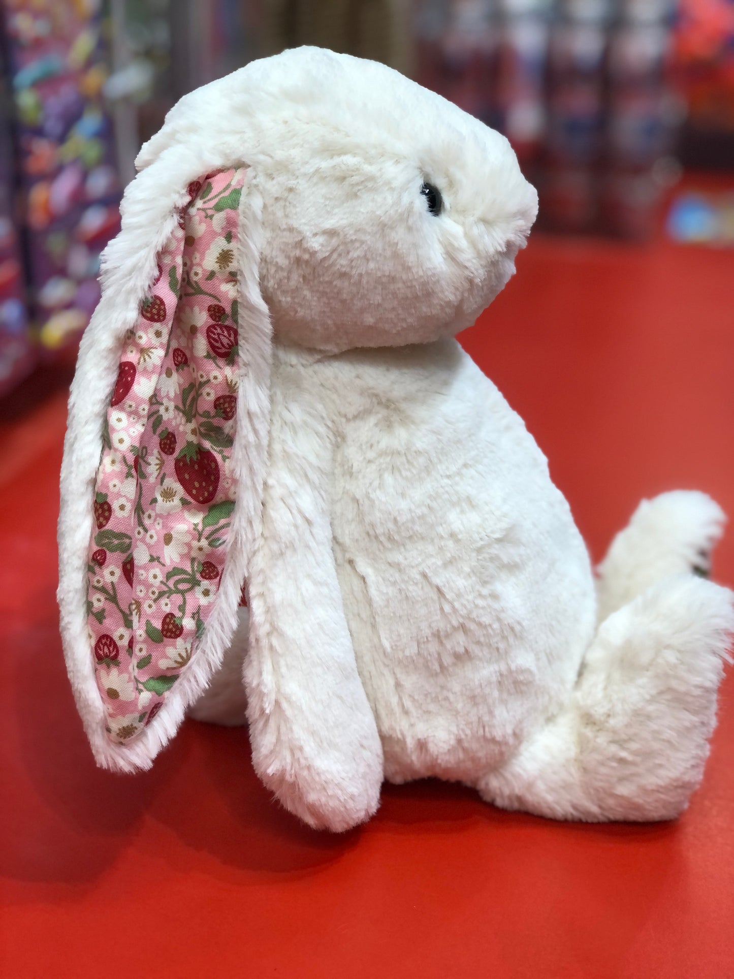 Jellycat Blossom Cream Bunny 'Berry' Medium Plush 12"