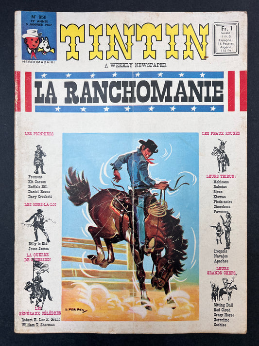 Le Journal Tintin Nº 950 January 5 1967