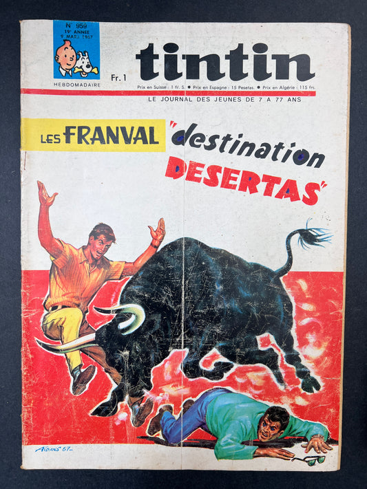 Le Journal Tintin Nº 959 March 9 1967