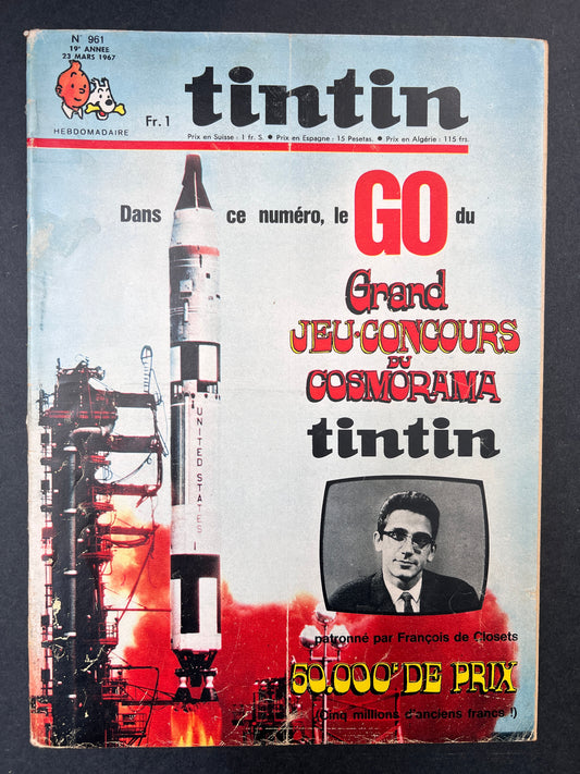 Le Journal Tintin Nº 961 March 23 1967