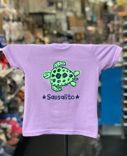 Happy Tonal Turtle Toddler T Shirt