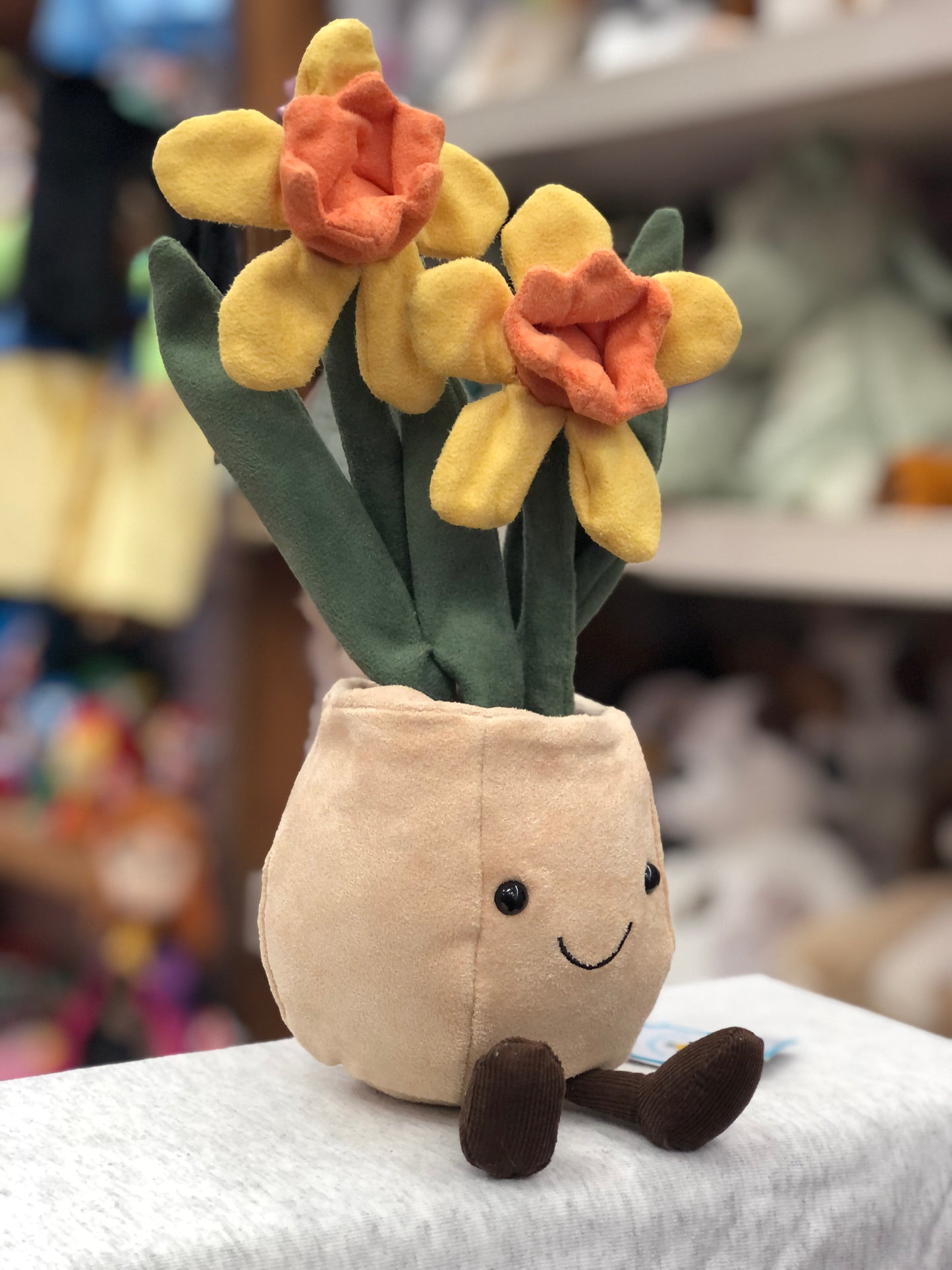 Jellycat Amuseables Daffodil Pot Plush 11"