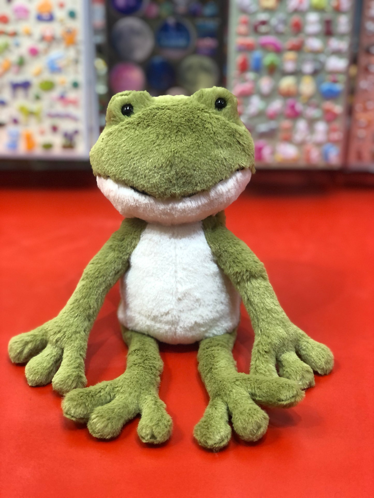 Jellycat Finnegan Frog Plush 9"