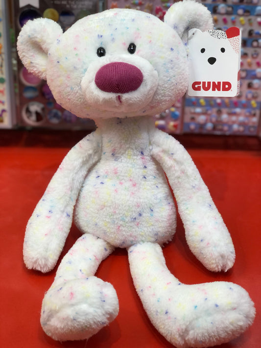 Gund Toothpick Confetti Bear Plush 15"