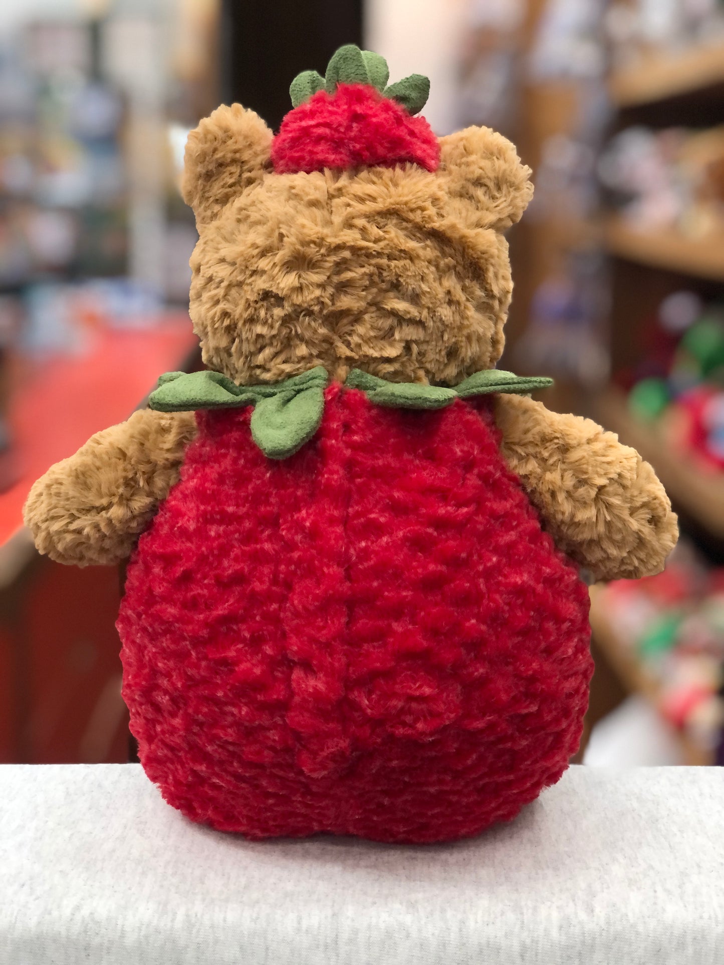 Jellycat Bartholomew Bear Strawberry Plush 10"