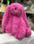 Jellycat Bashful Hot Pink Bunny Medium Plush 12"