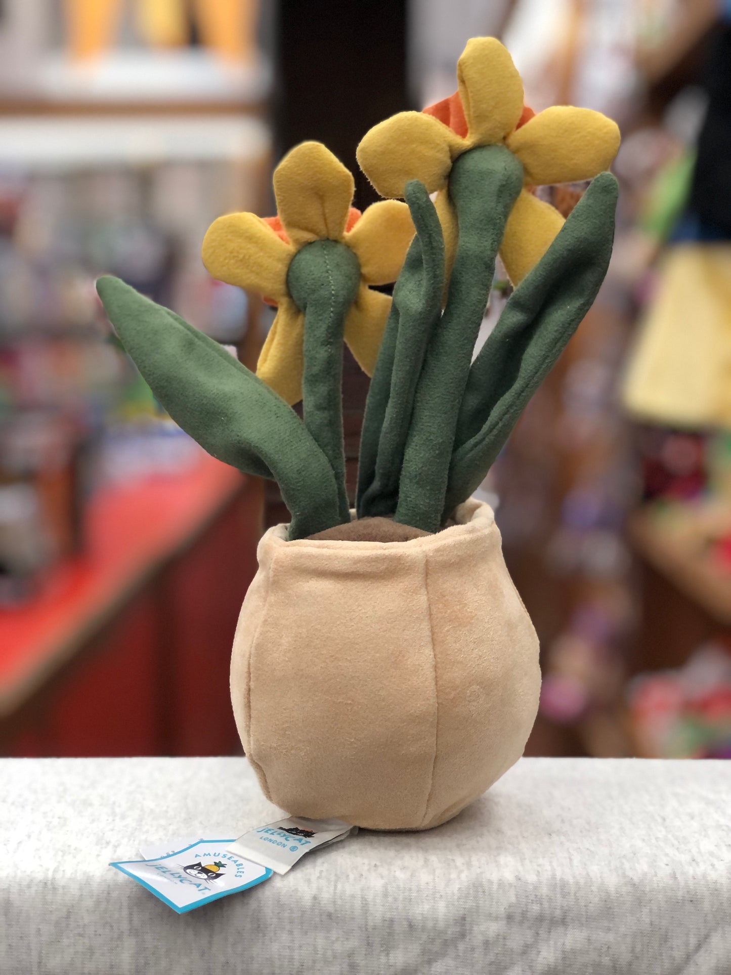 Jellycat Amuseables Daffodil Pot Plush 11"