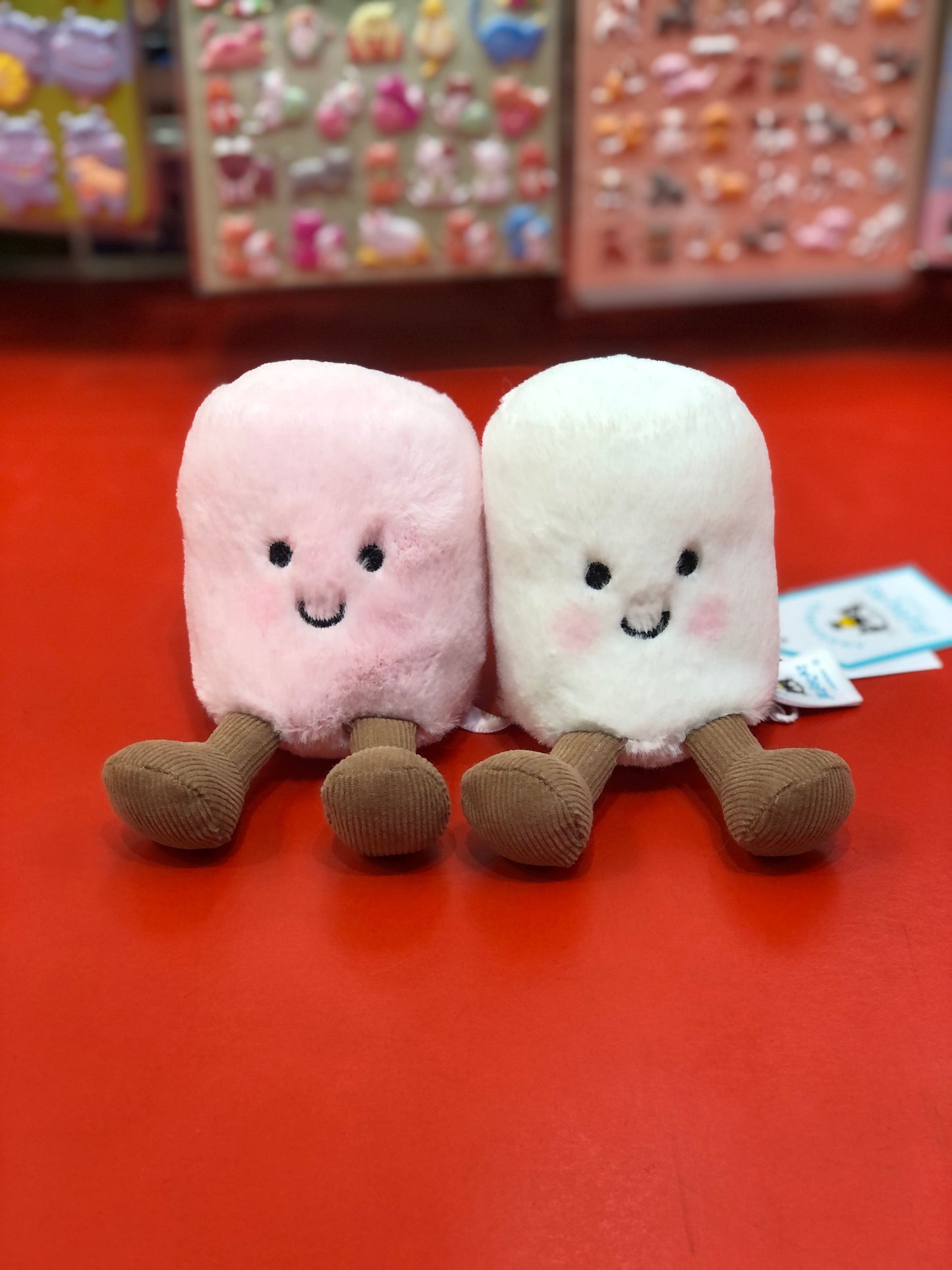 Jellycat Amuseables Pink & White Marshmallows Plush 6"