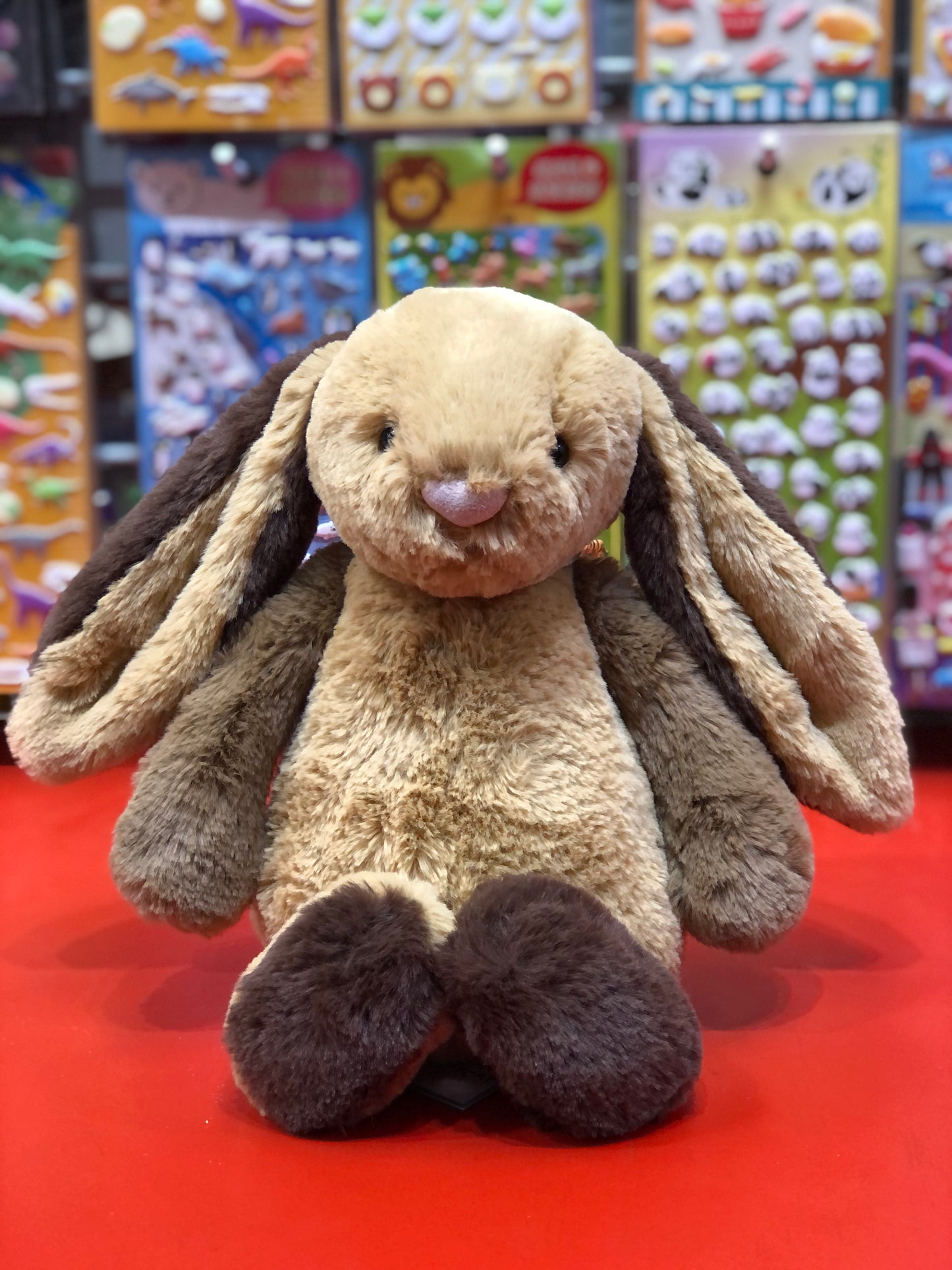 Jellycat Bashful Patchwork Brown Bunny Plush 12"