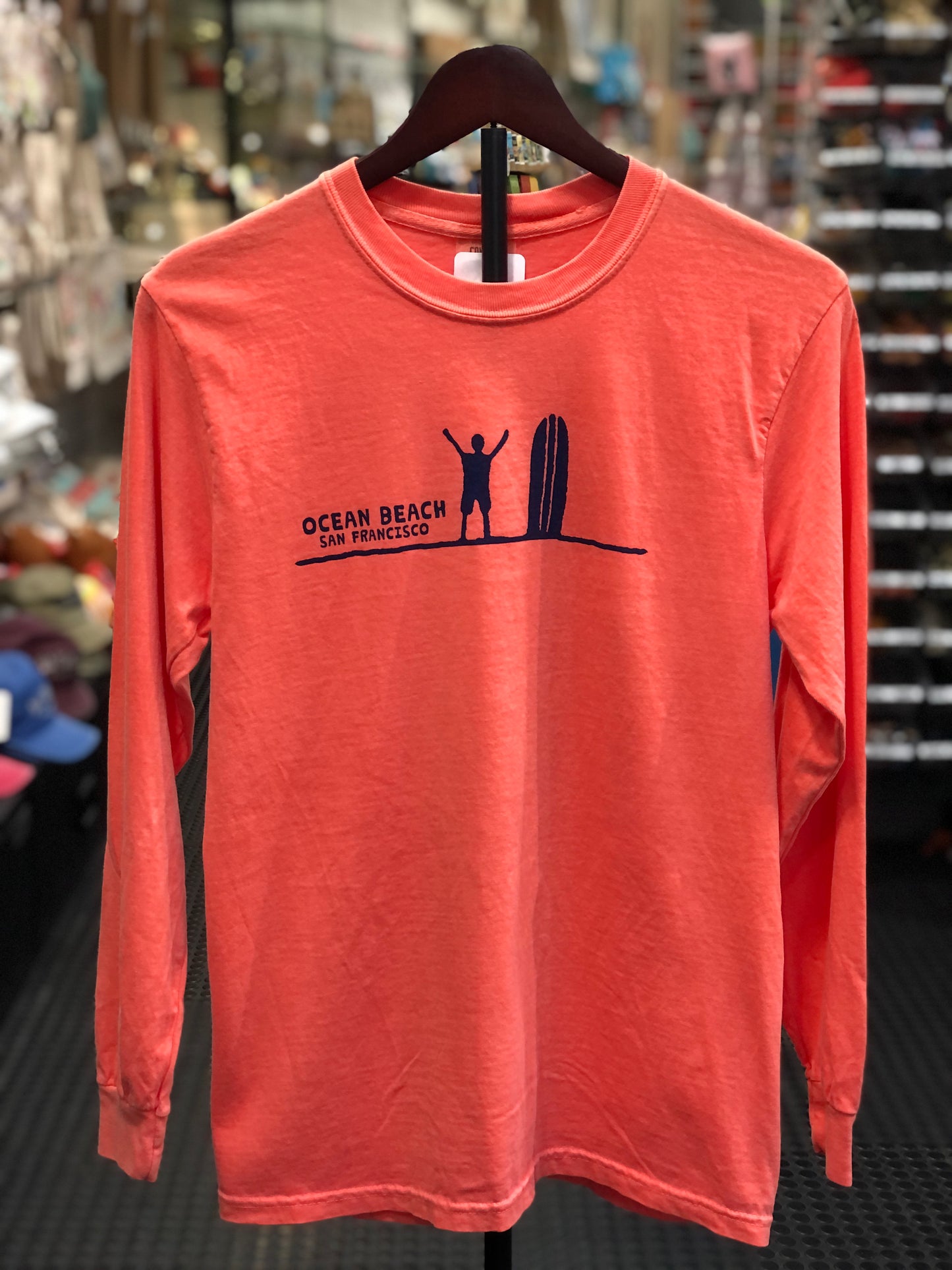 Sun At Ocean Beach San Francisco Unisex Long Sleeve T Shirt