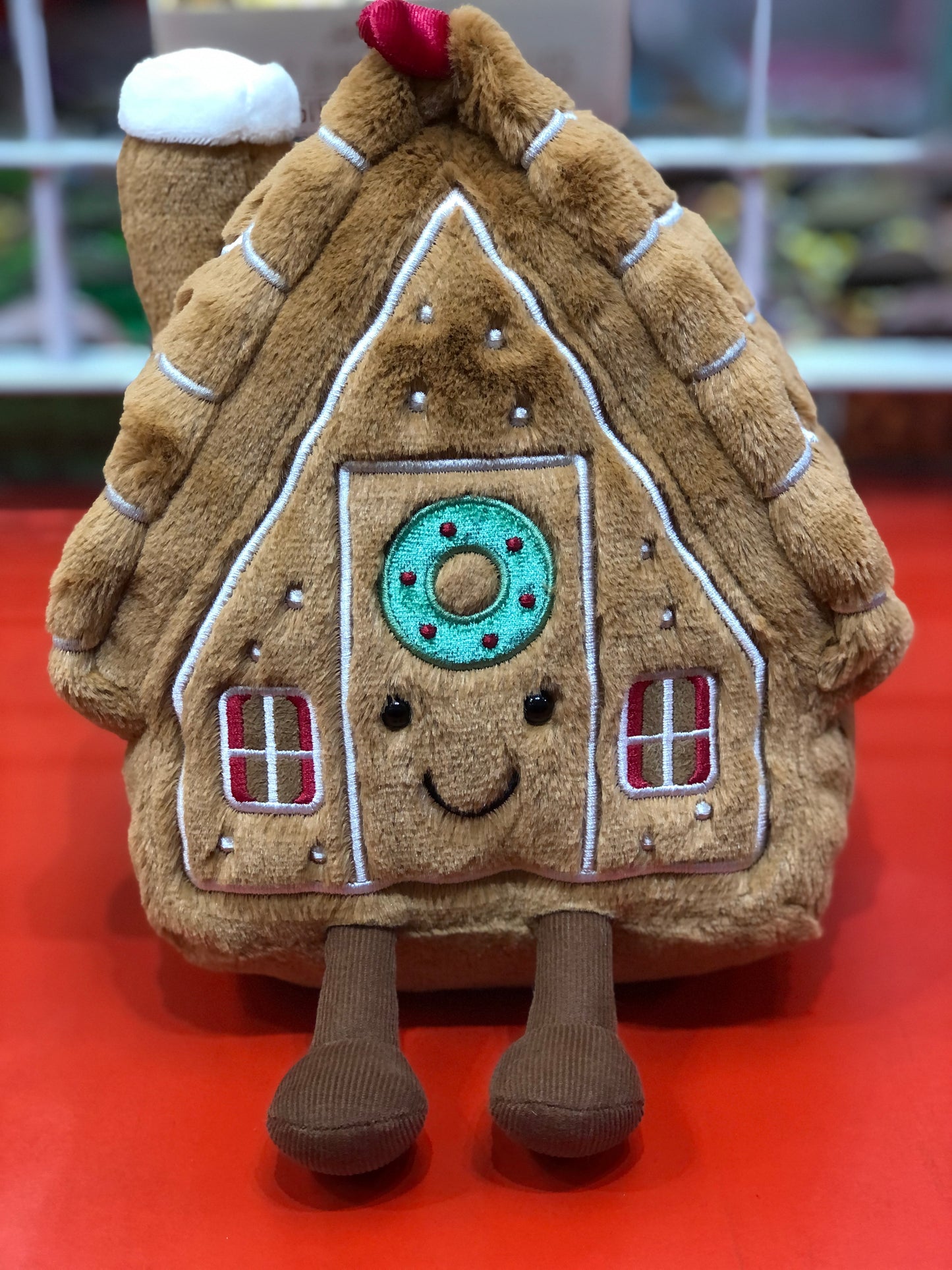 Jellycat Amuseables Gingerbread House Plush 9"