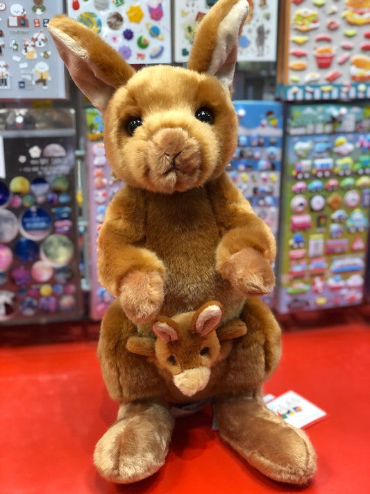 Douglas Kira Kangaroo with Joey Plush 12"