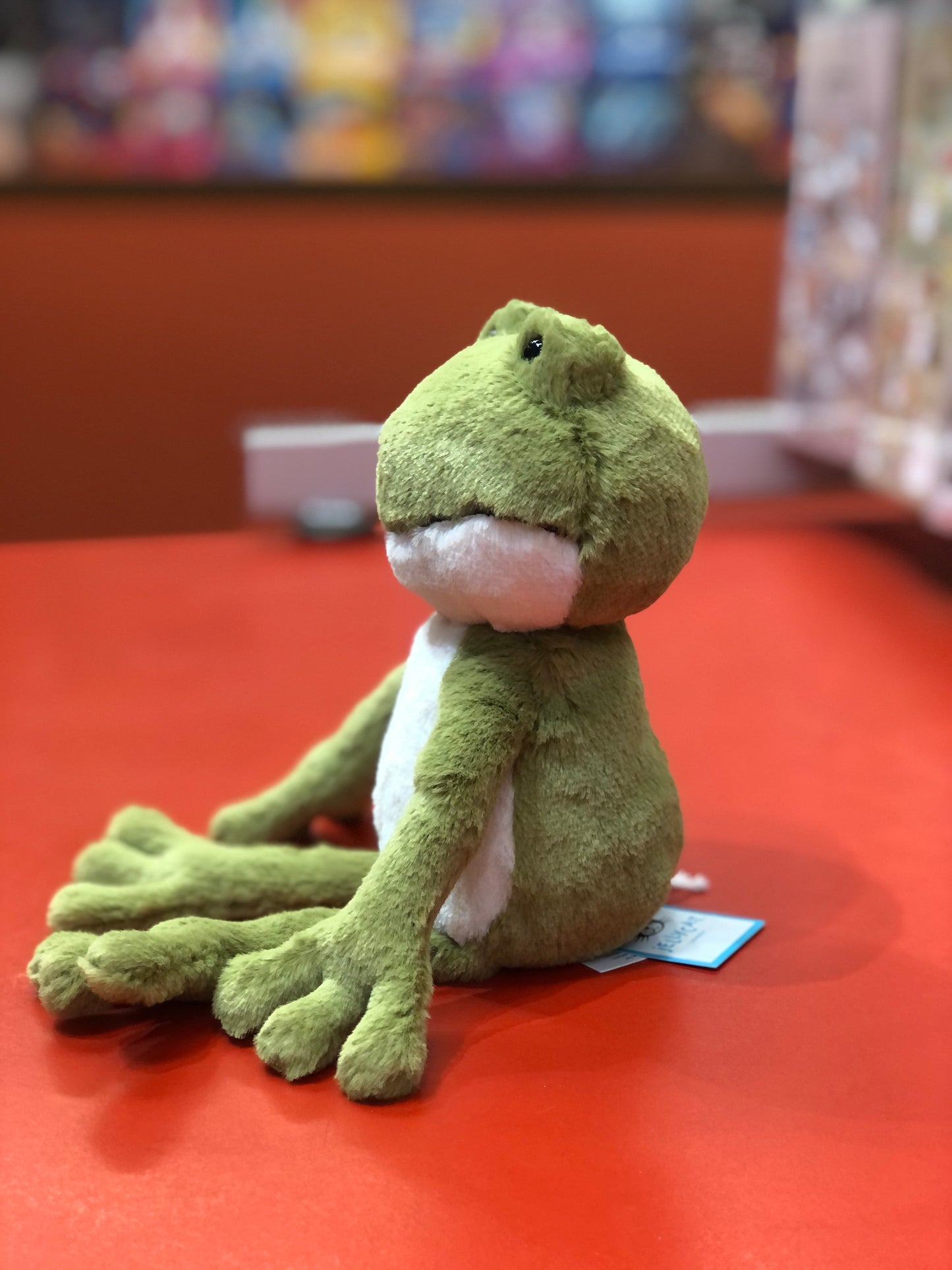 Jellycat Finnegan Frog Plush 9"