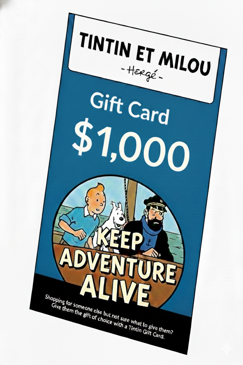 Digital Gift Card - Tintin
