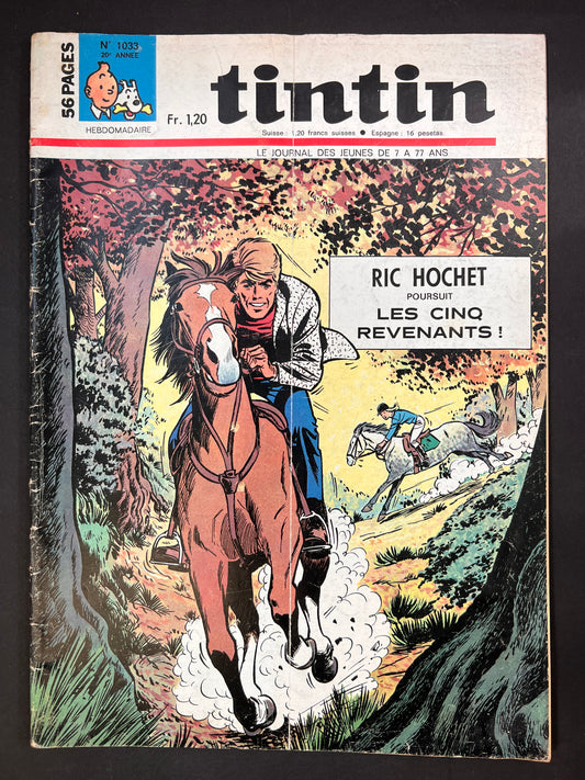 Le Journal Tintin Nº 1033. August 15 1968