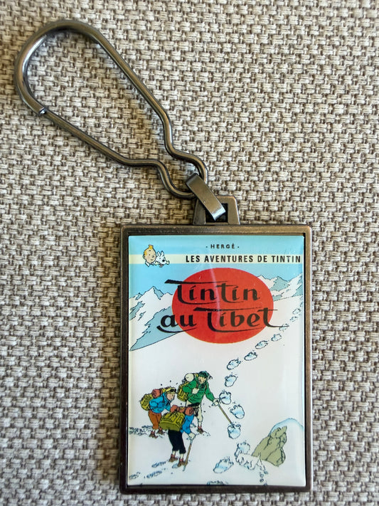 Tintin au Tibet (Tintin in Tibet) Book Cover Keychain Ref: 42548