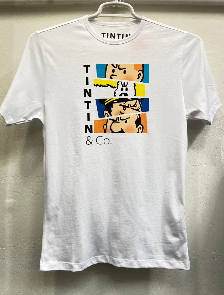 Tintin & Co Color Short Sleeve Unisex T Shirt