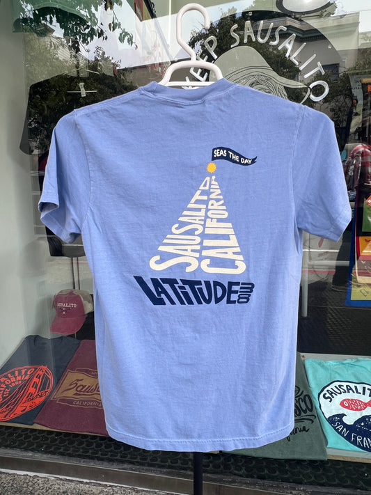 Relax Sailboat Sausalito Unisex Short Sleeve T Shirt