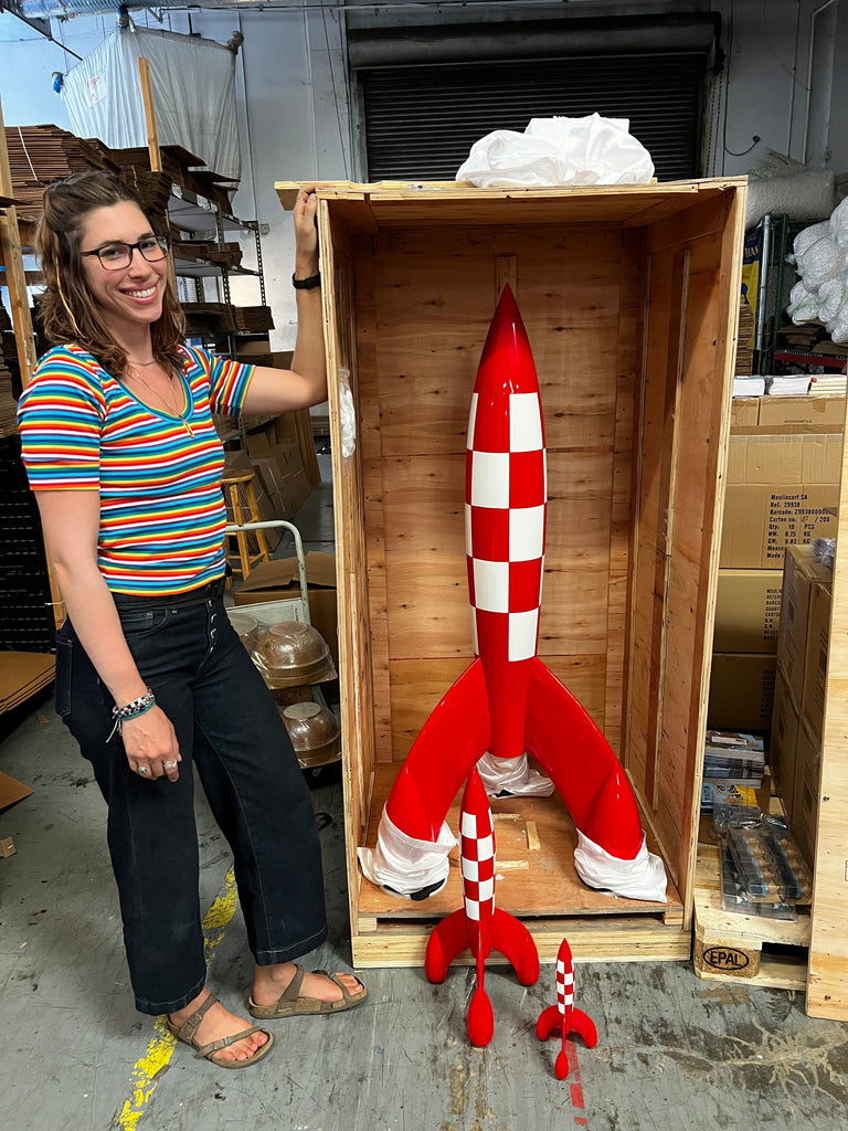 Tintin 150cm Destination Moon Rocket