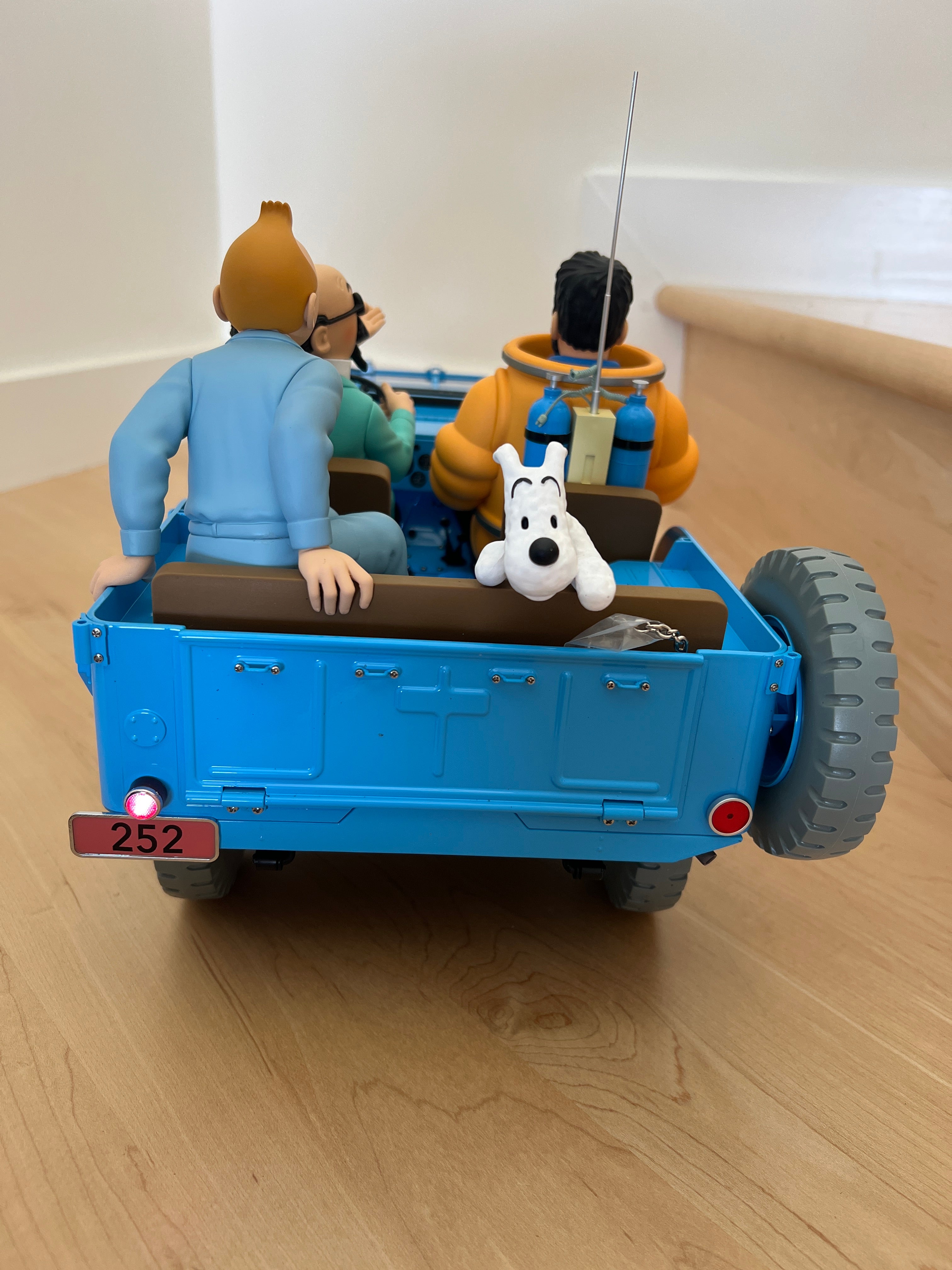 Blue Willys Jeep From Destination Moon 1/8 Scale Ref. 44300