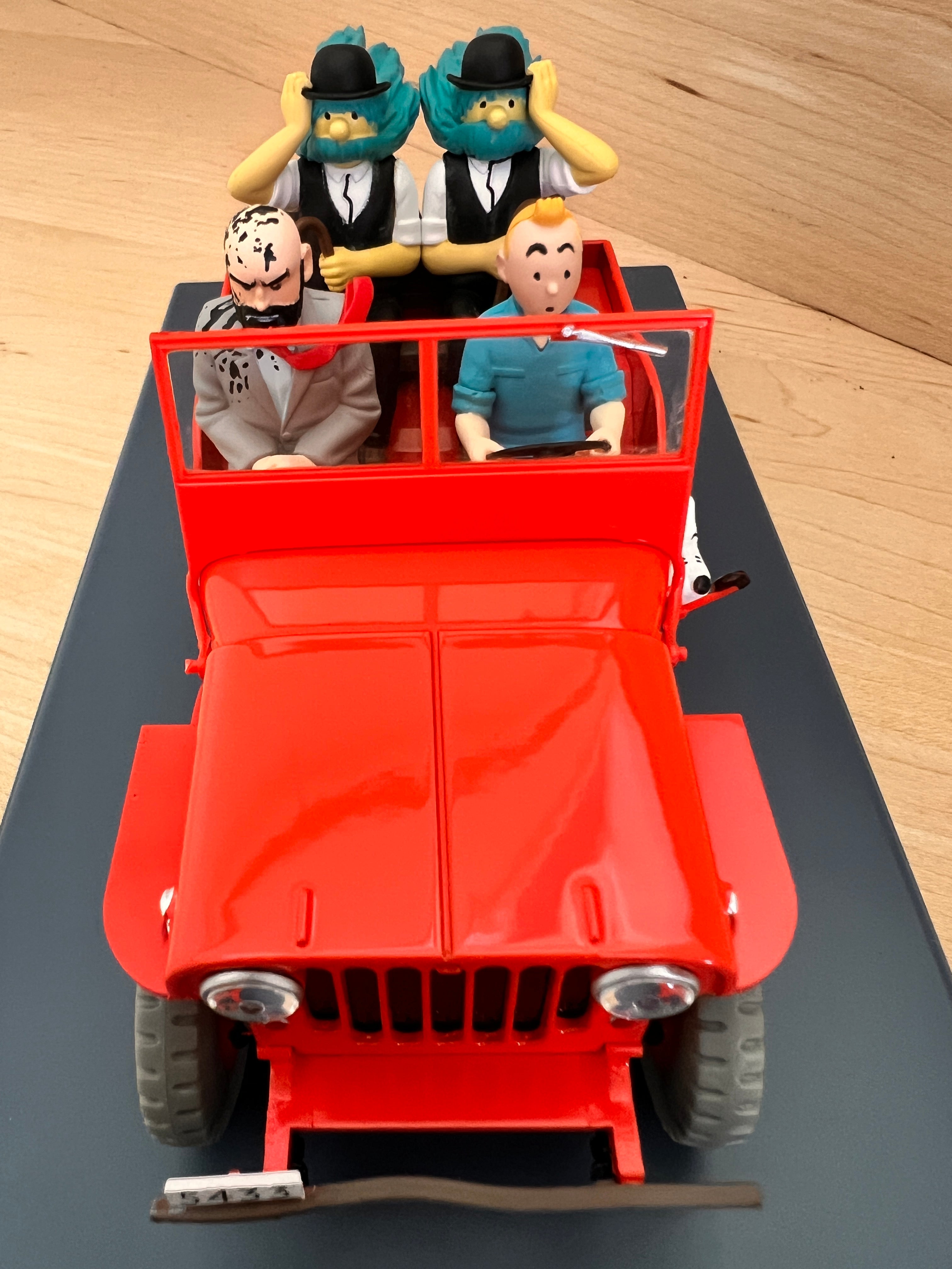 Tintin 1943 Desert Jeep Willys #47 From The Land of Black Gold