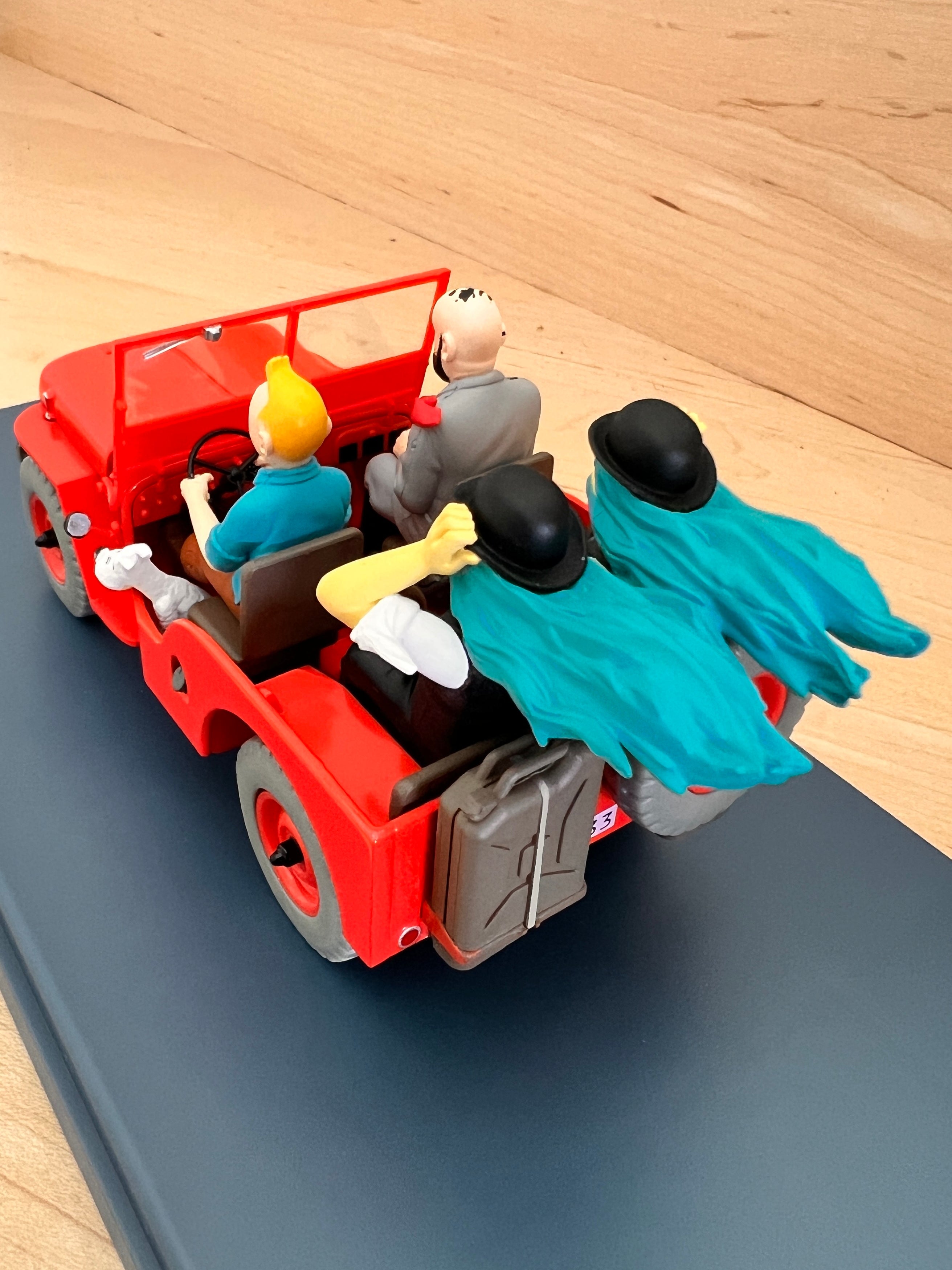 Tintin 1943 Desert Jeep Willys #47 From The Land of Black Gold