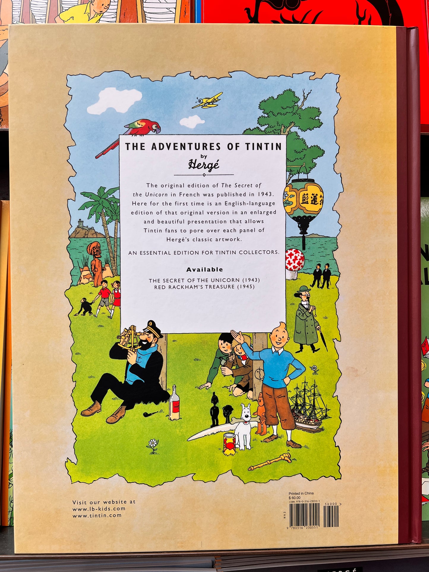 The Adventures of Tintin, The Secret of the Unicorn Treasure Hardcover Facsimile 1946
