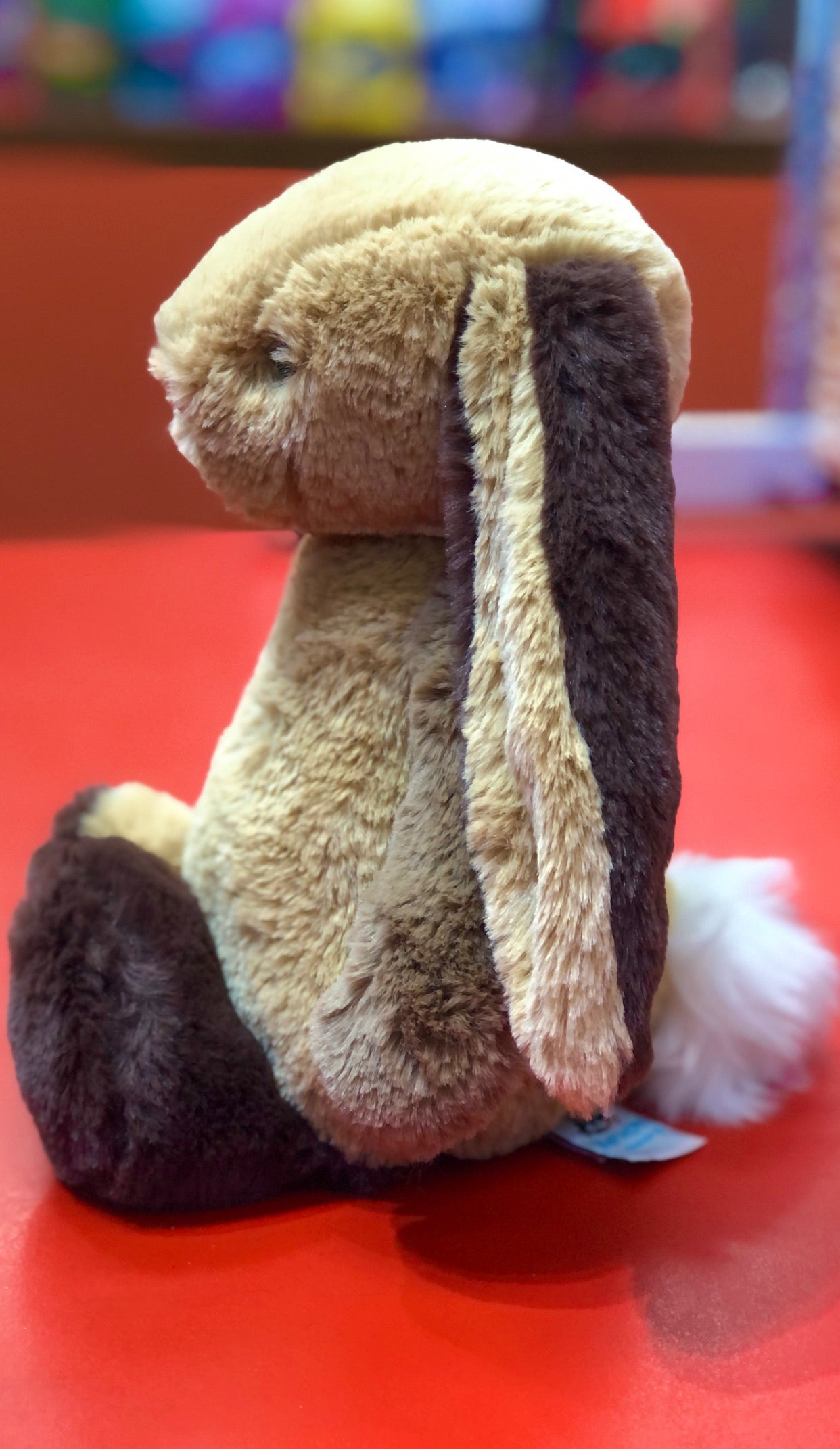 Jellycat Bashful Patchwork Brown Bunny Plush 12"