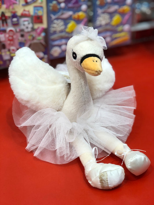 Bukowski Bears White Odette Swan Ballerina Plush 10"