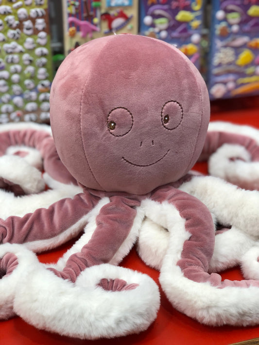 Bukowski Bears The Great Pinky Octopus Plush 22"