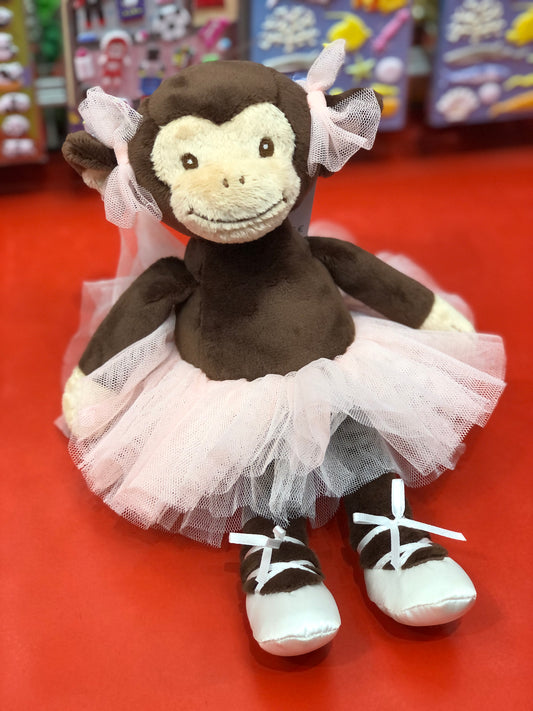 Bukowski Bears Sweet Missy Monkey Ballerina Plush 10"