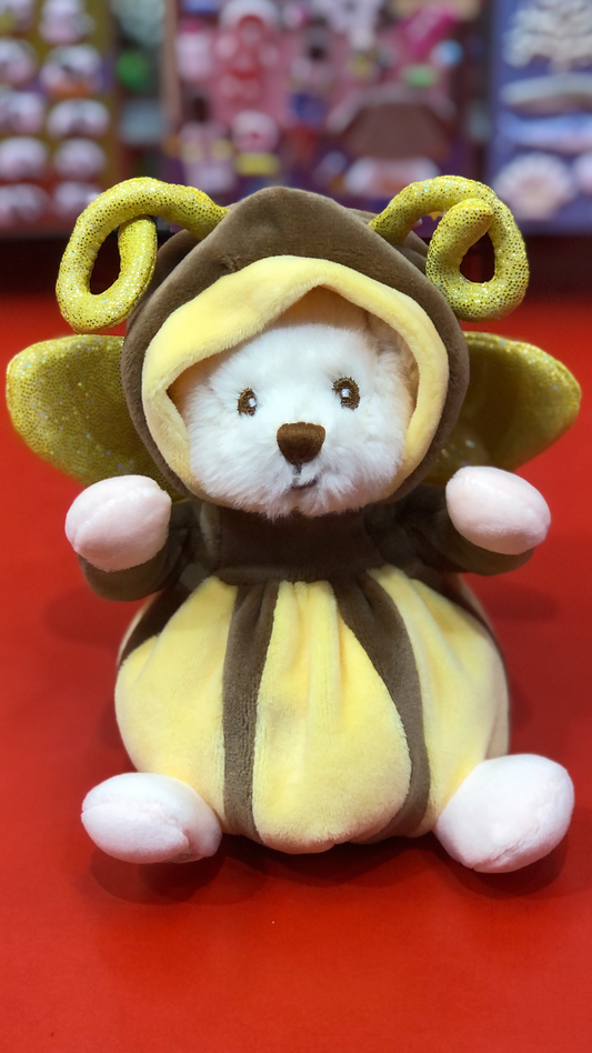 Bukowski Bears Ziggy Butterfly Lemon Bear Plush 6"