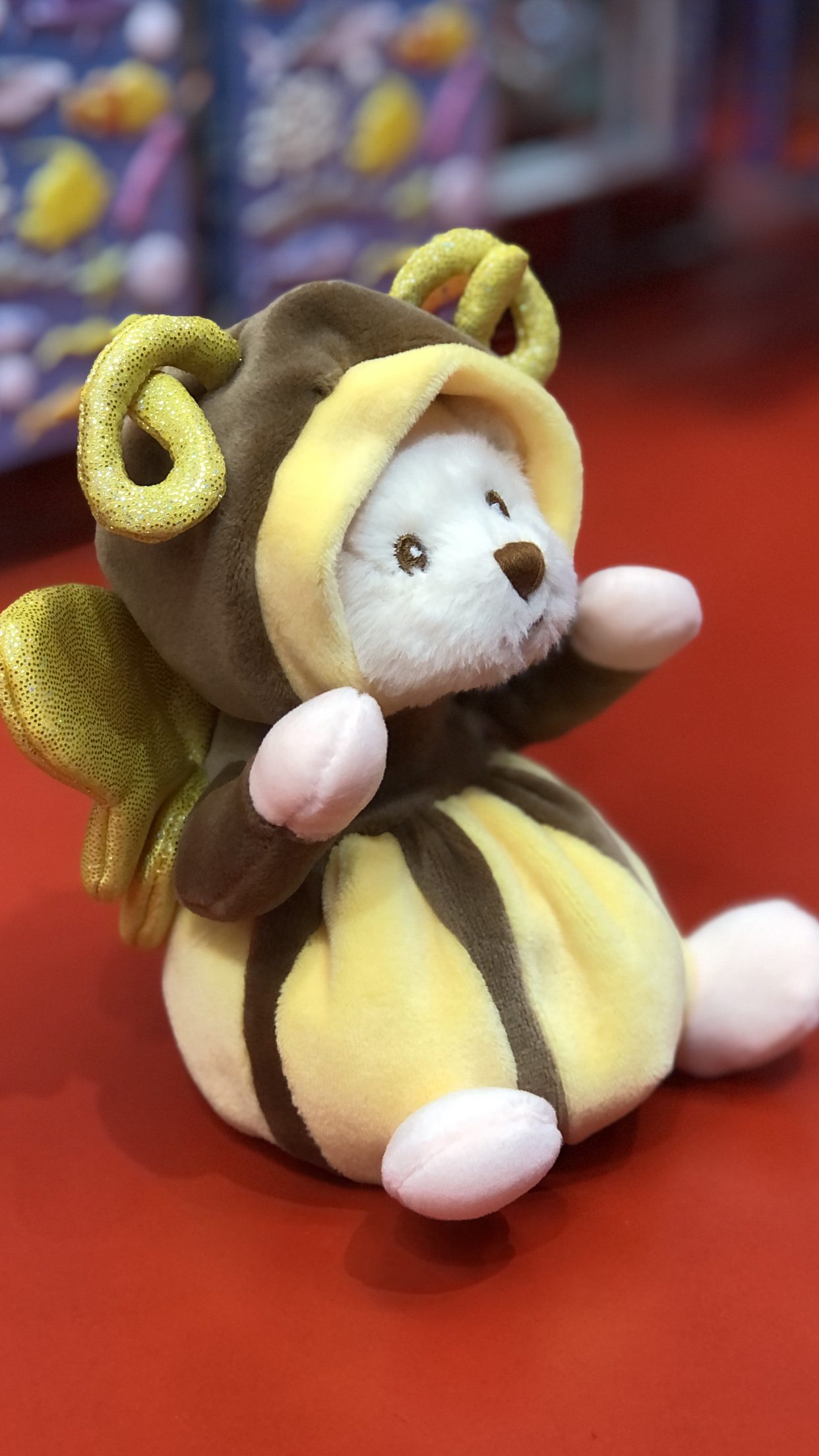 Bukowski Bears Ziggy Butterfly Lemon Bear Plush 6"