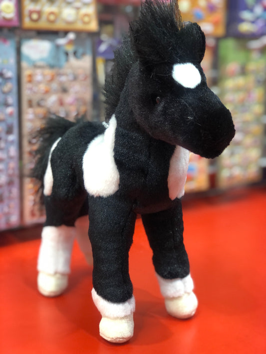 Douglas Runner Black and White Paint Foal 12"