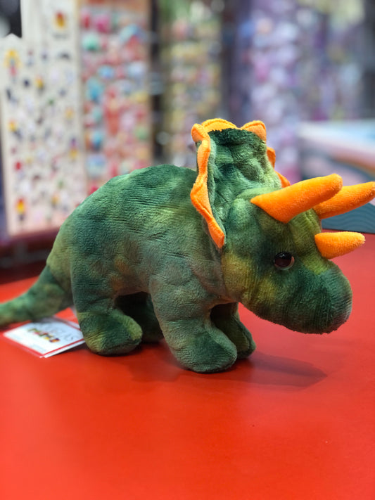 Douglas Tops Triceratops Mini Dino Plush 9"