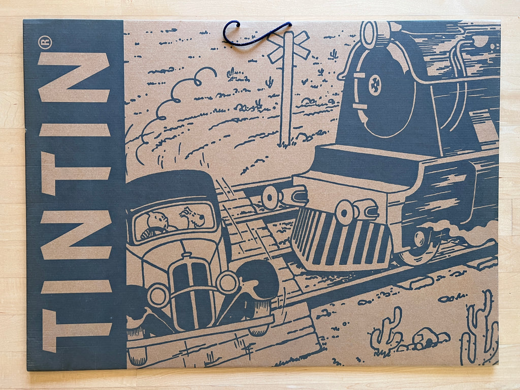 Tintin Poster Luxe "L"Oreille Cassée" 50cm x 70cm. Ref 23001 (1995)